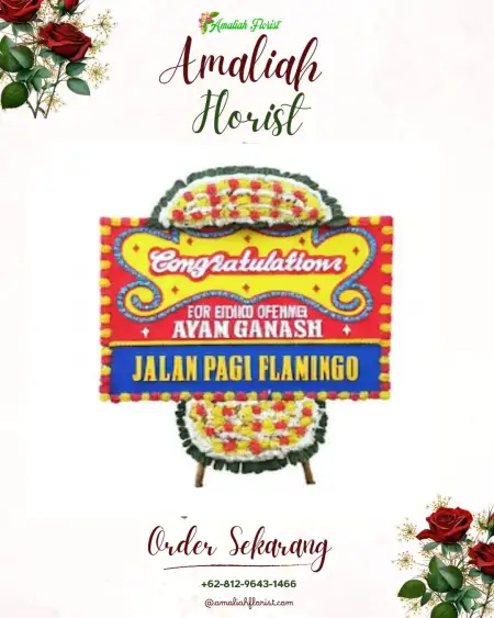 Sewa Papan Bunga Pegagan